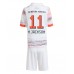 Bayern Munich Nicolas Jackson #11 Bortedraktsett Barn 2025-26 Korte ermer (+ Korte bukser)